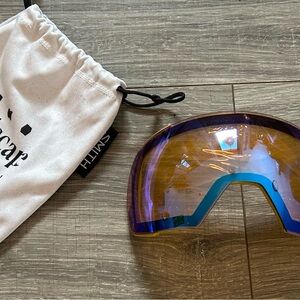 Smith I/O mag XL lens with Pouch - ChromaPop Storm Rose Flash